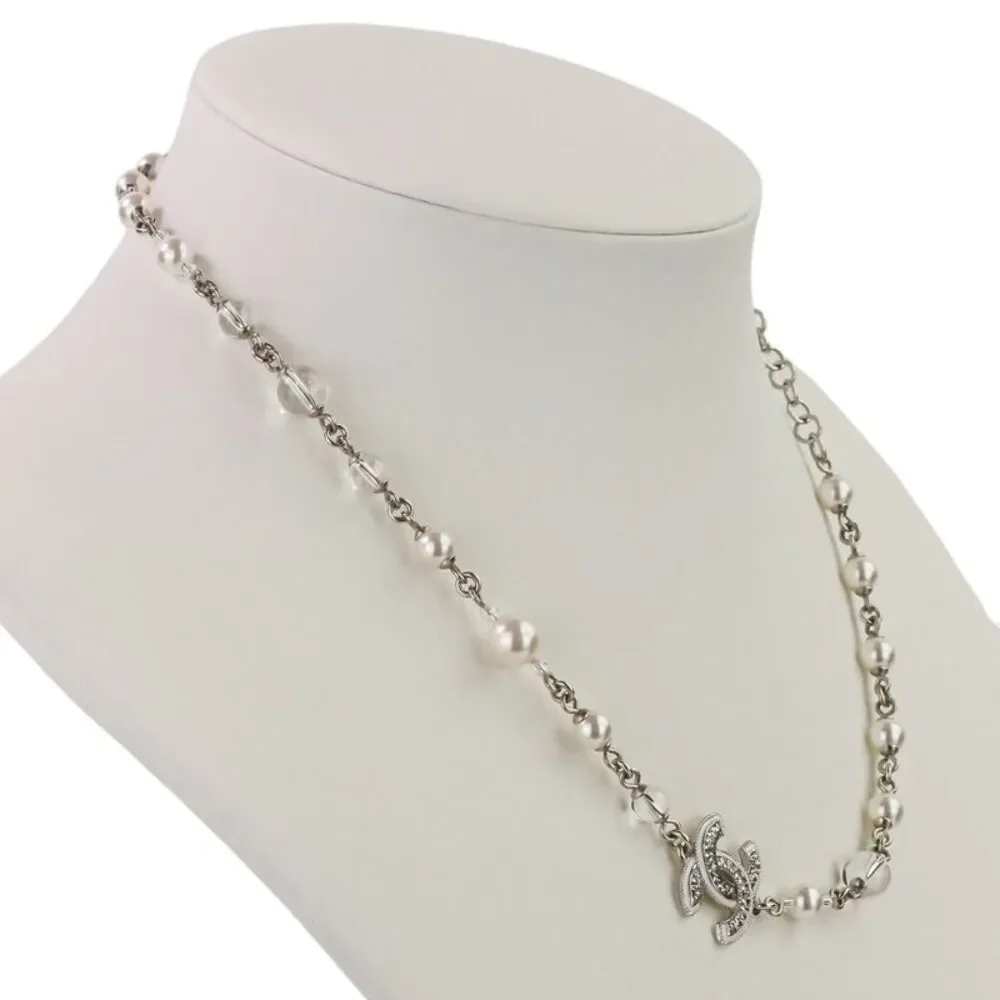 Chanel Coco Mark Pearl Necklace